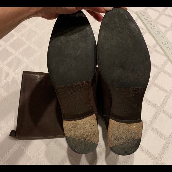 Yves Saint Laurent Brown Saddle boots size 9.5M. - Picture 5 of 6